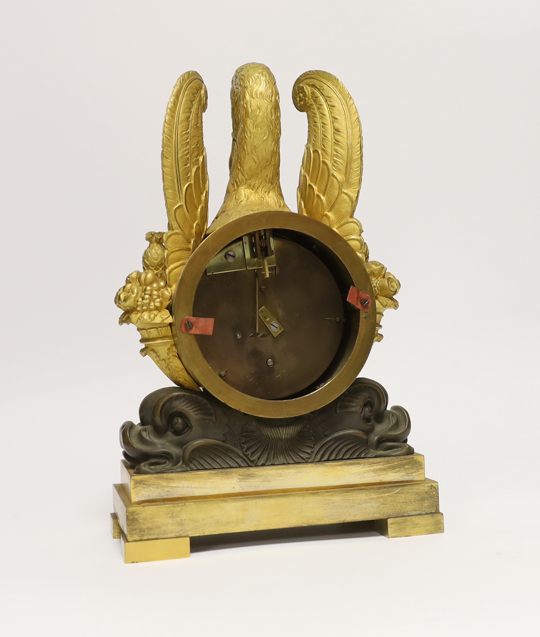 J. Schwearer, Regents Park, a Regency bronze and ormolu mantel timepiece